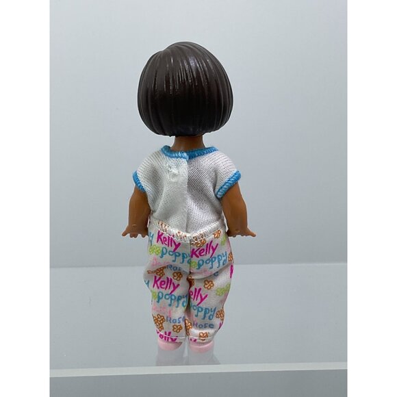 Barbie Kelly Doll In Poppy Kelly Rose Pants & White Top With Pink Shoes - Picture 2 of 2